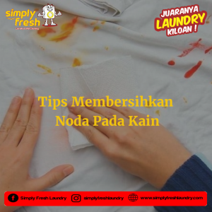 tips membersihkan noda pada kain