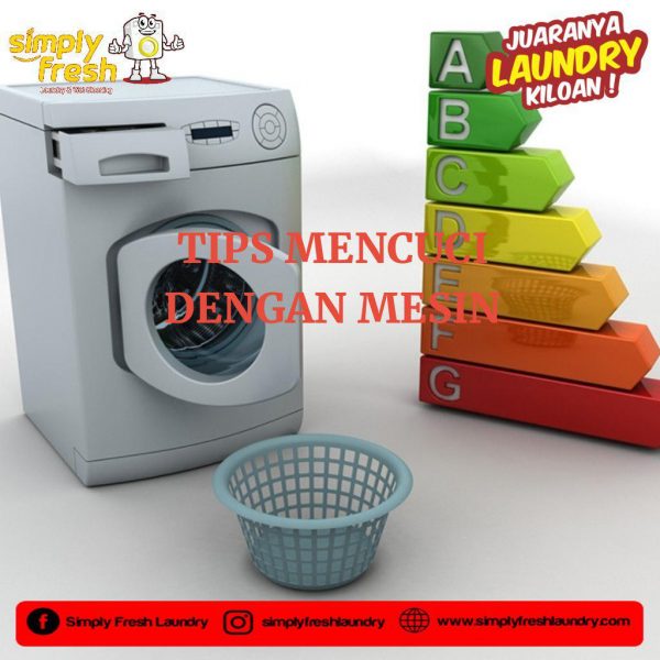 Cara mencuci dengan mesin